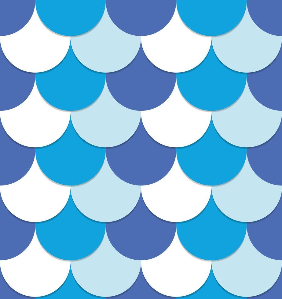 Fish scales seamless pattern background texture vector