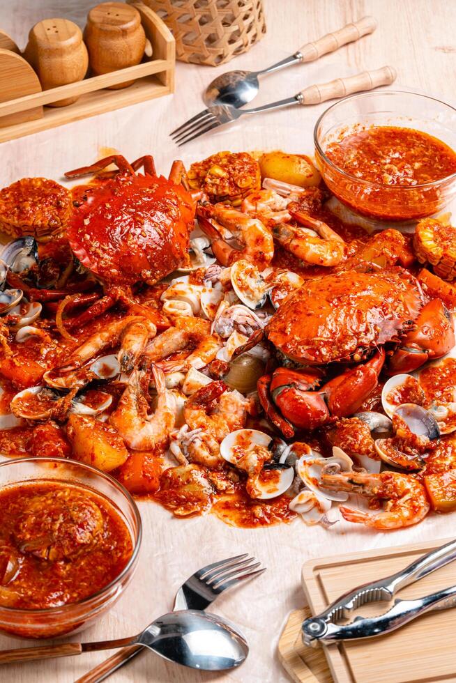 Kepiting Saus Padang photo