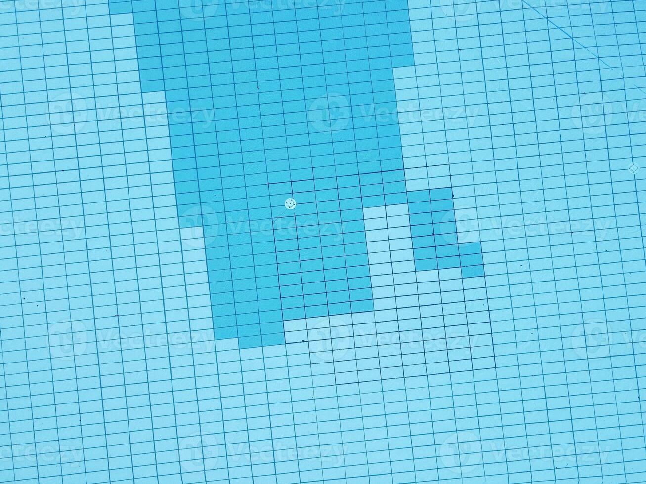 zenithal aerial view of a pool of clear water photo