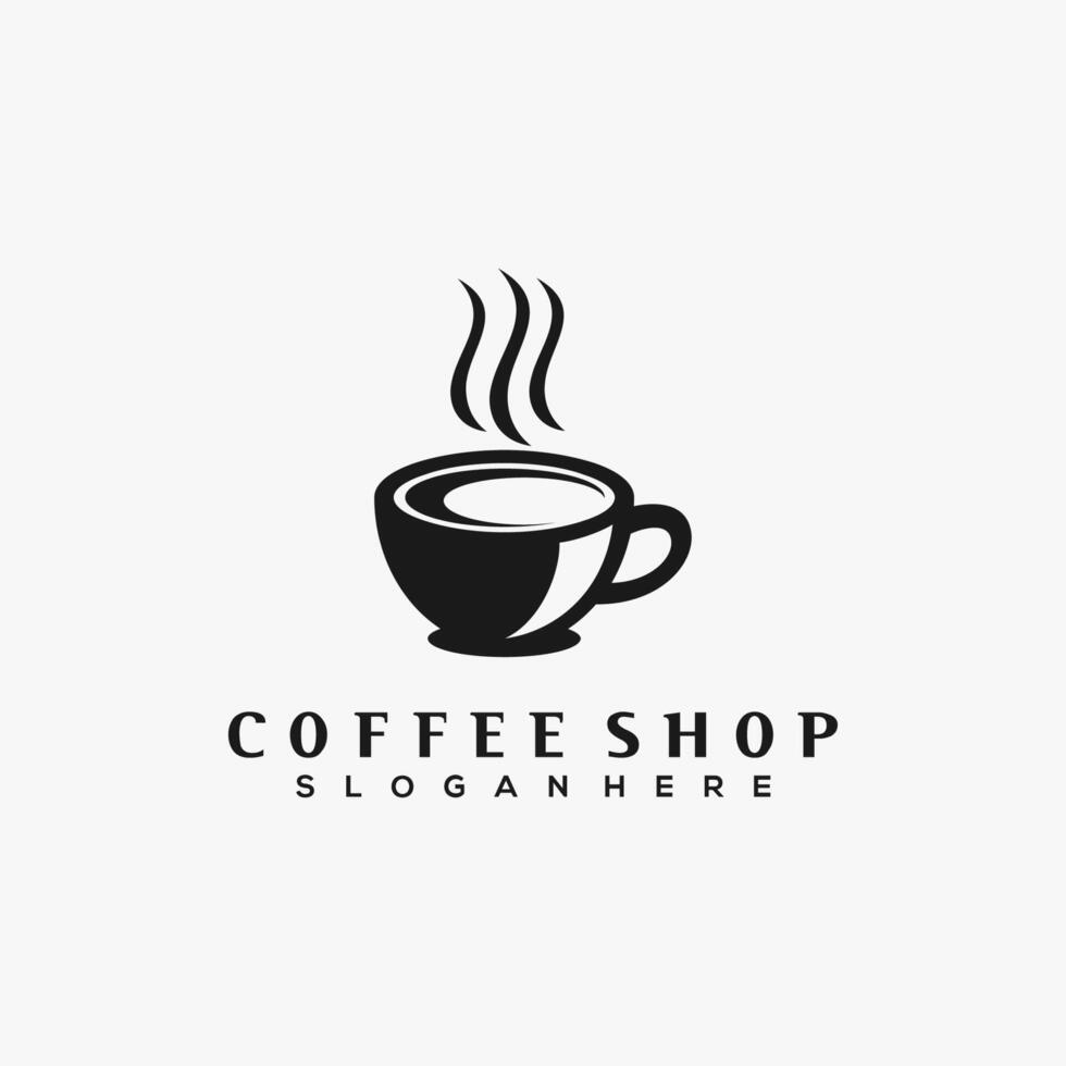 Coffee logo , icon, symbol, illustration design template. Isolated on white background. vector