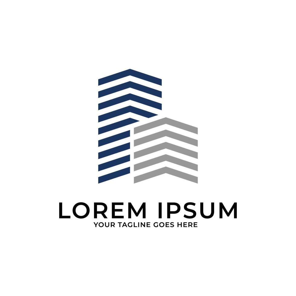 Building construction Logo Design Template. Architecture logo illustration concept vector