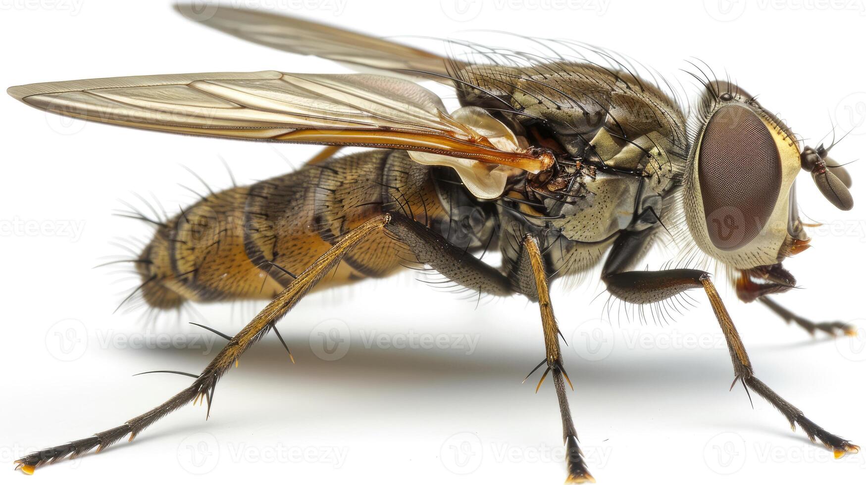 Macro Shot of a House Fly photo