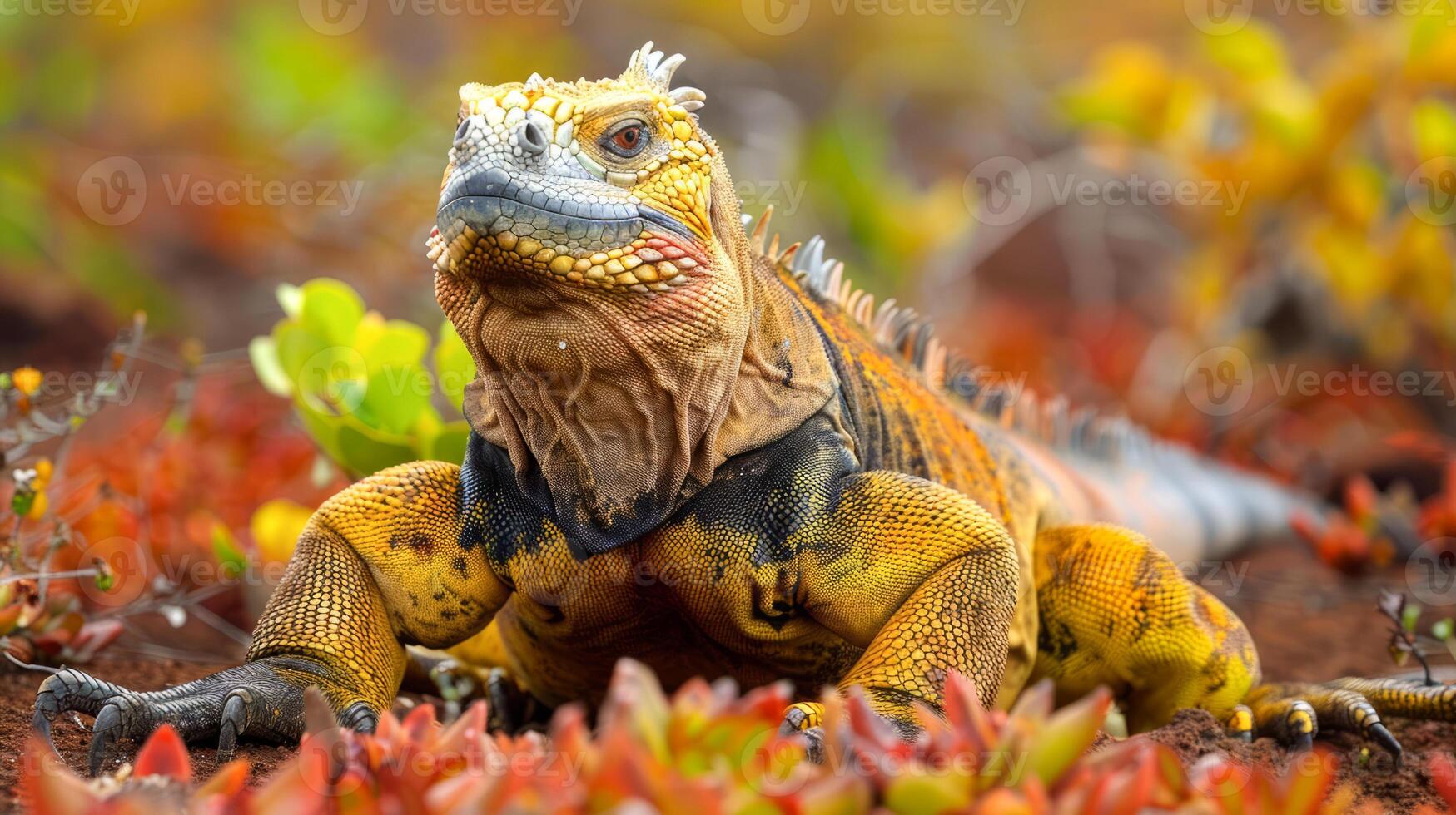 Colorful Land Iguana photo