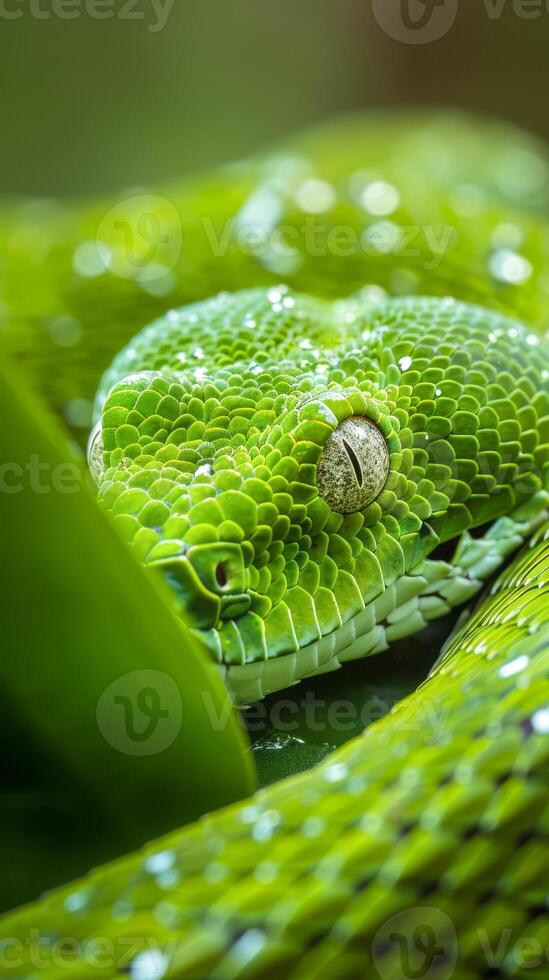 Viper with intricate scale pattern photo