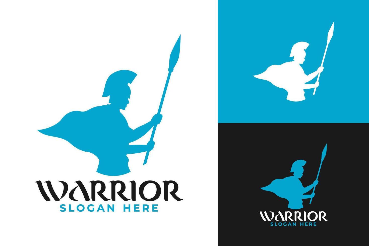 Warrior Cavalry Knight Logo vector