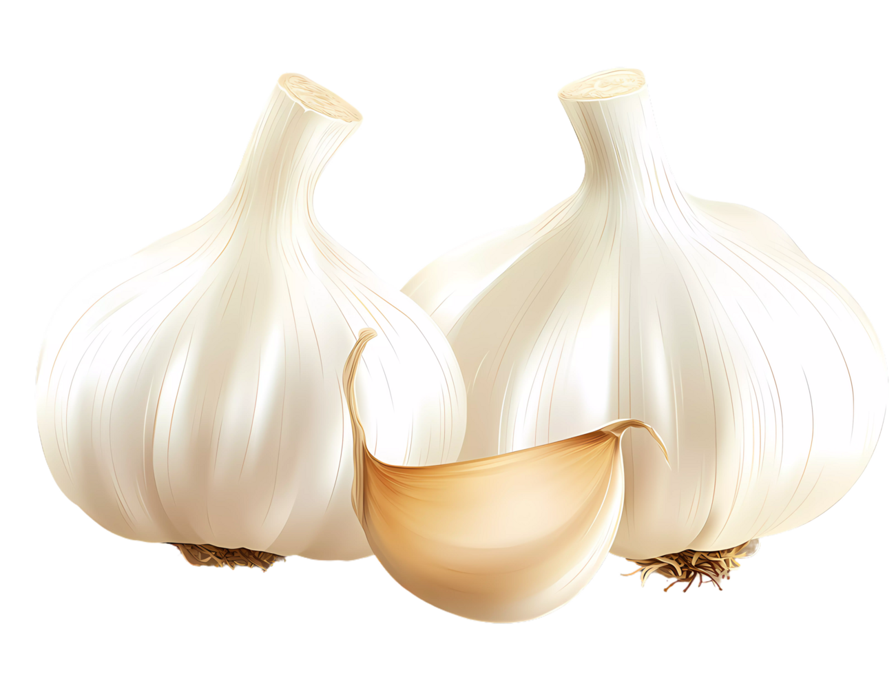 garlic on a transparent background png