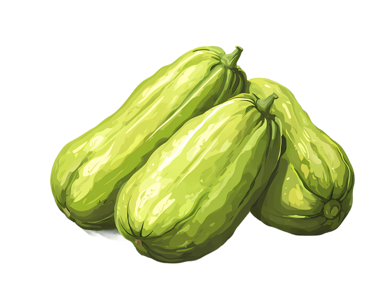chayote on a transparent background png