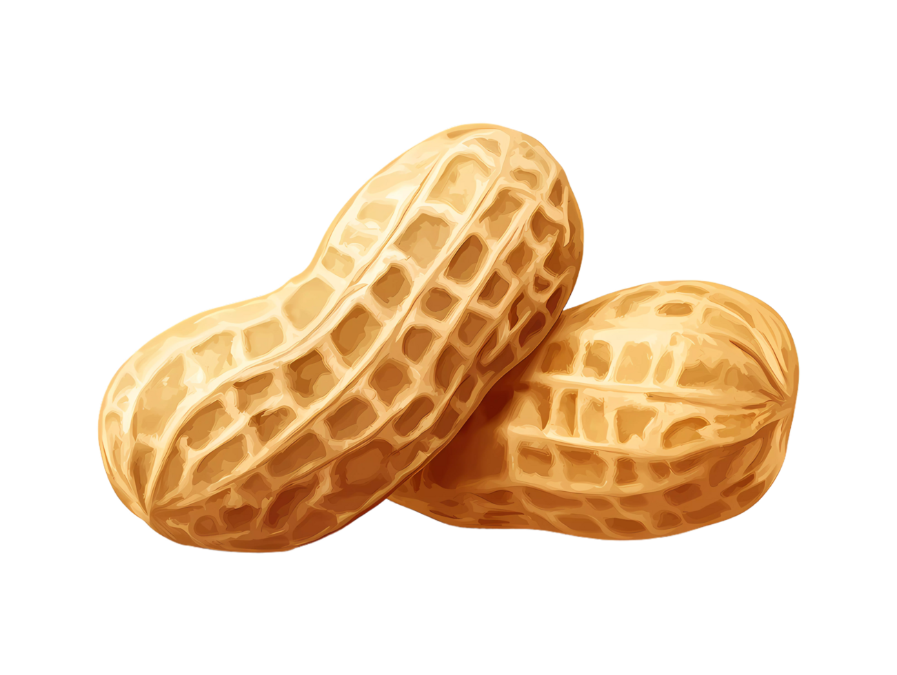 peanuts isolated at transparent background png