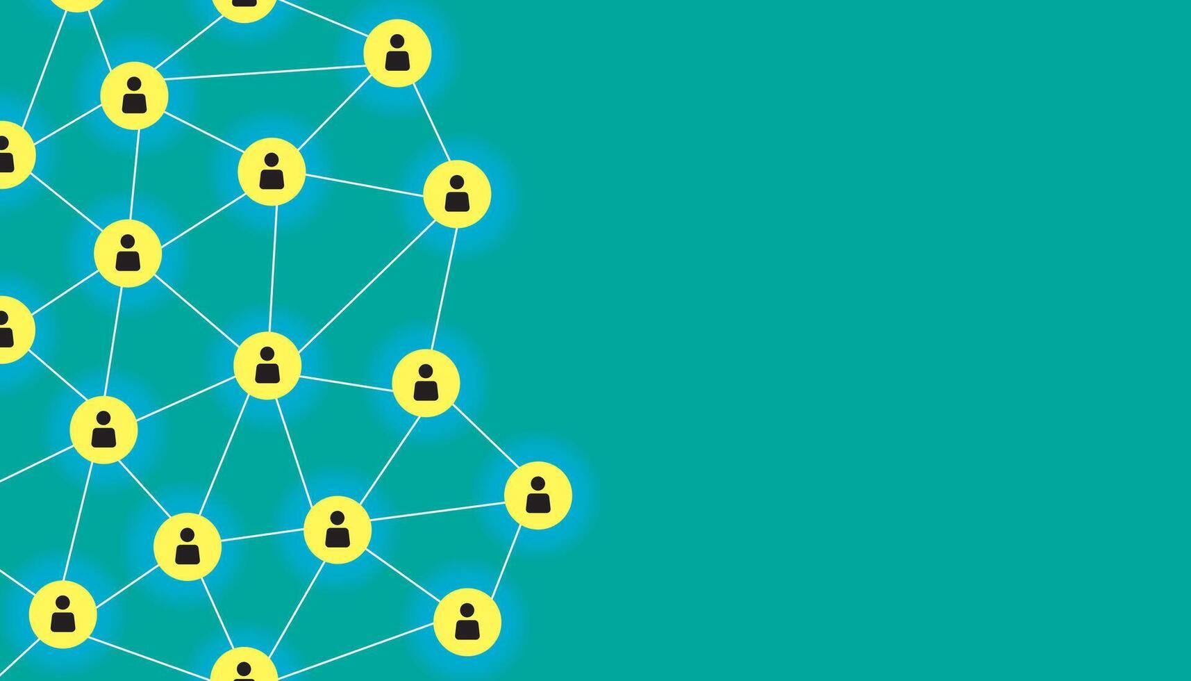 Global business network background, innovative technology and social network concept. Business strategy analysis and data exchange, customer connection, HR human recruitment, outsources, teamwork vector