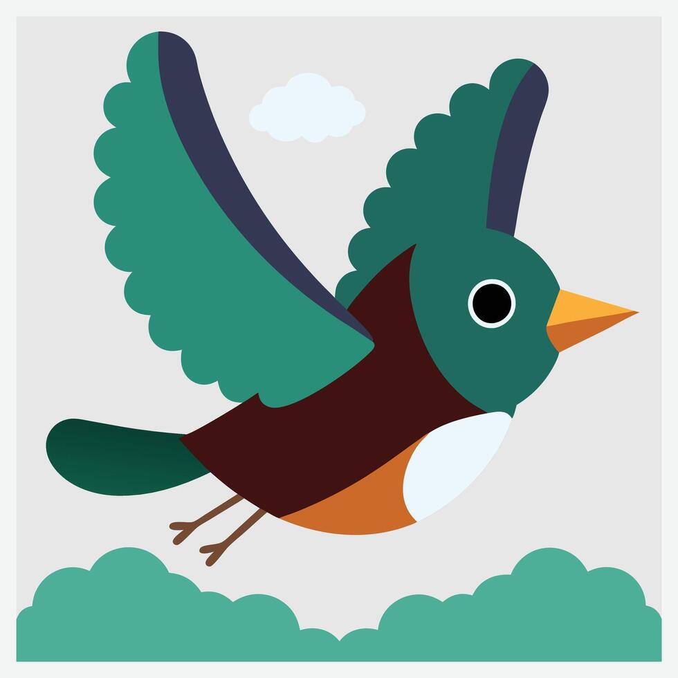 Stunning Isometric Robin Bird Illustrations Collection vector