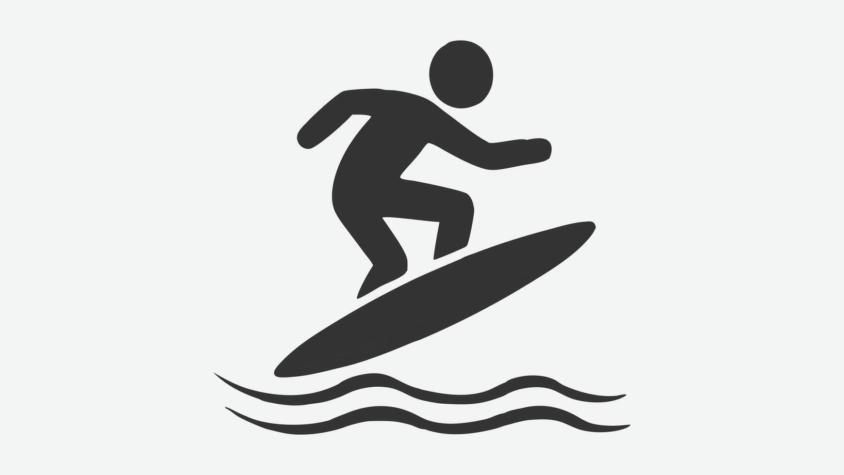 Legendary Surfing Icons, The Ultimate Symbolism in Sports vector