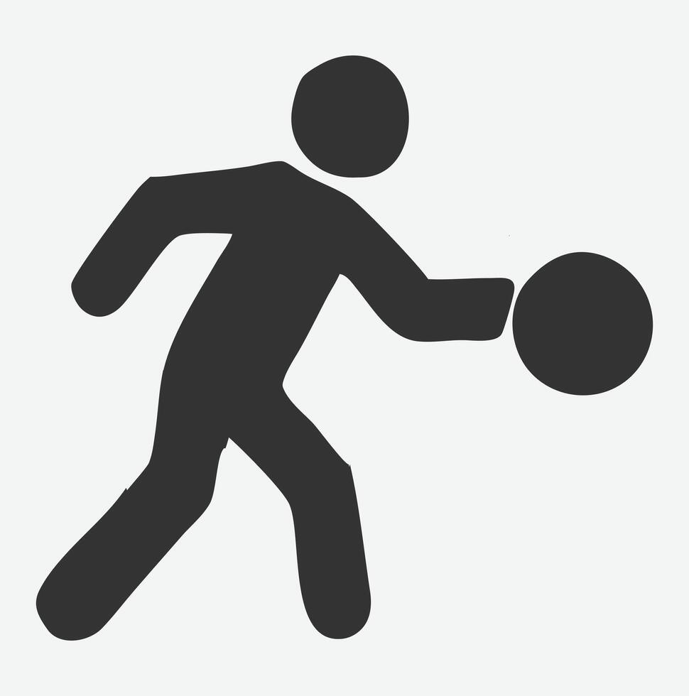Ultimate Sports Icons Figure Symbol for Pull-Up Exercises vector