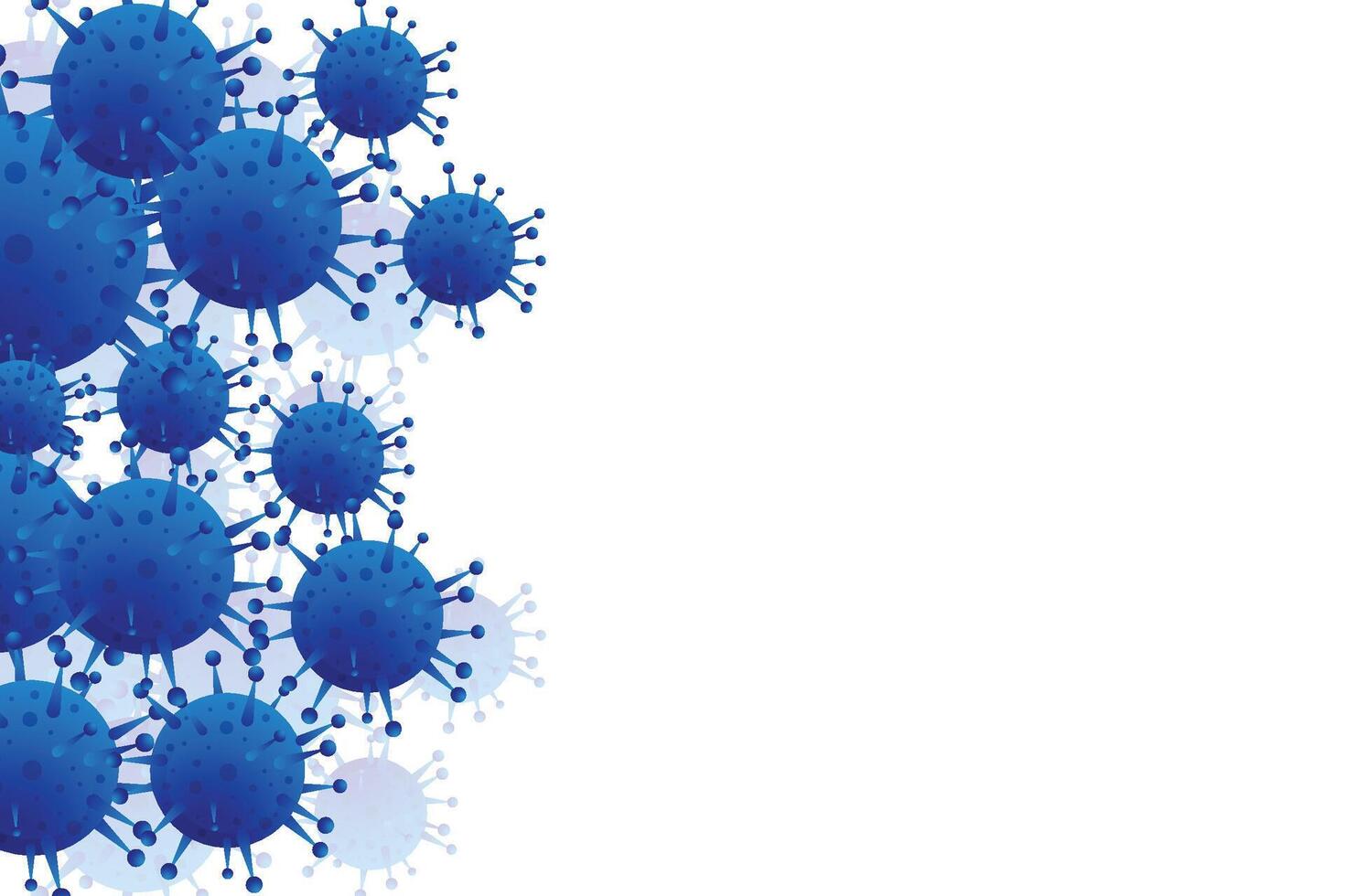 Virus infection or bacteria flu background. Corona-virus outbreak and corona-viruses influenza background. Corona-virus covid-19 pandemic outbreak virus background concept. vector