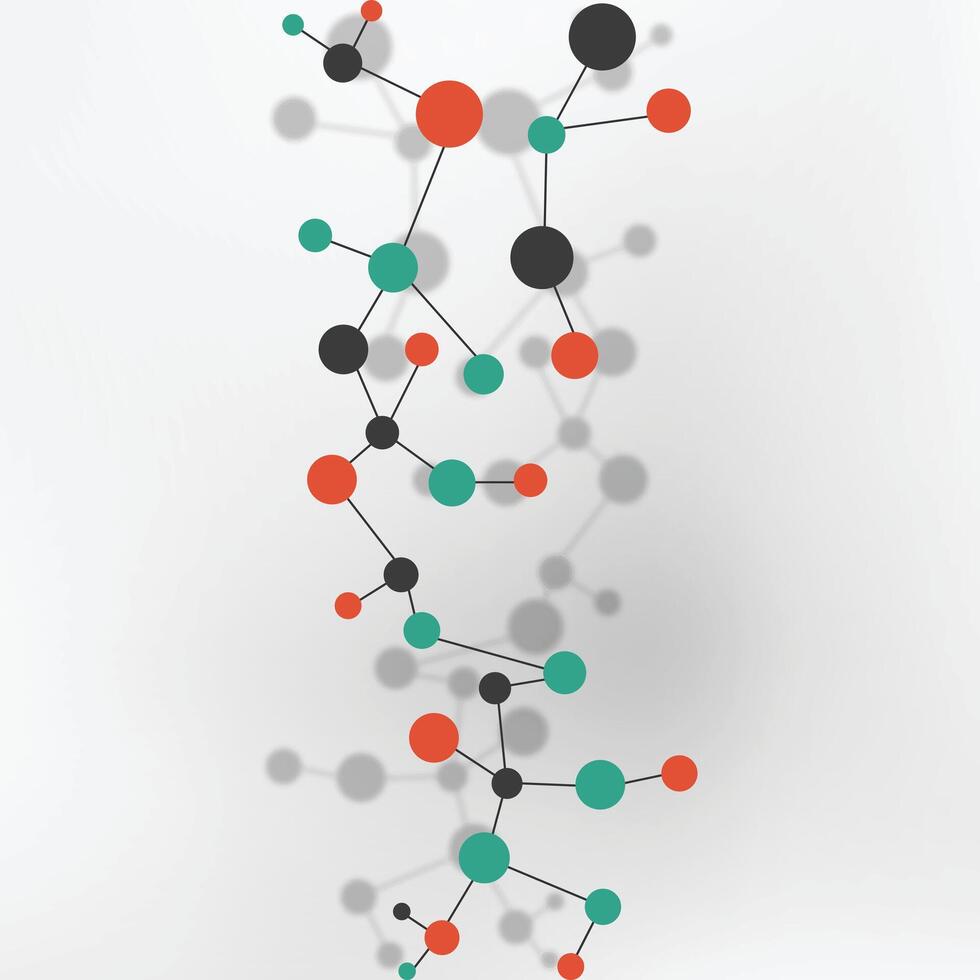 Abstract Background of technology electronic board with line connection and modern element. vector