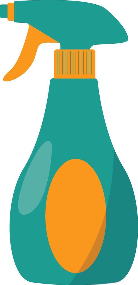 Household Cleaning Equipment. Illustration in Flat Cartoon Design. vector