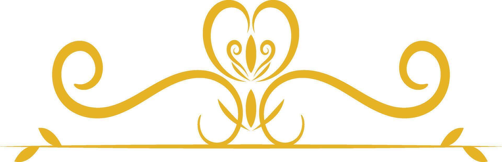 Illustration of Arabic Floral Dividers. Isolated Ornament with Flat Style. vector