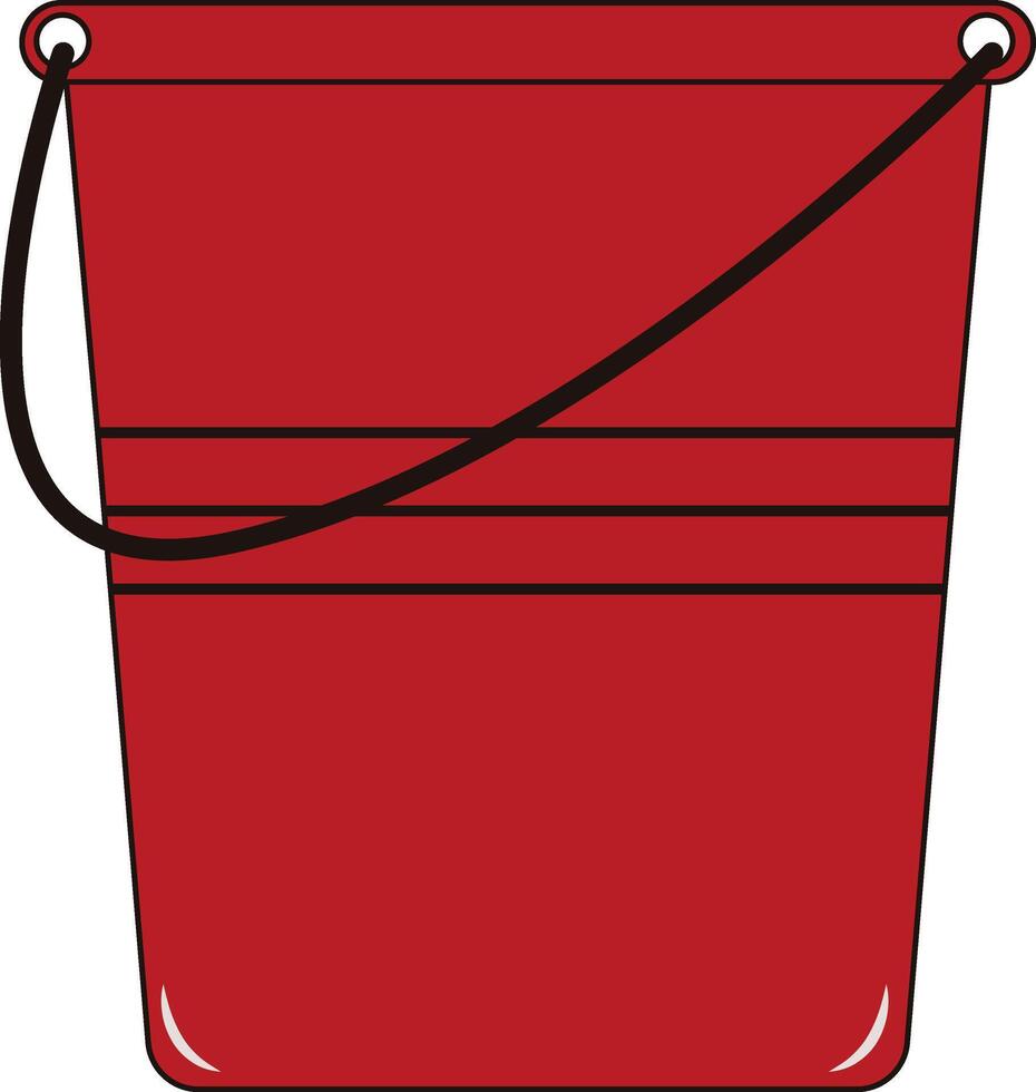 Firefighter Safety Equipment. Illustration in Flat Design. vector