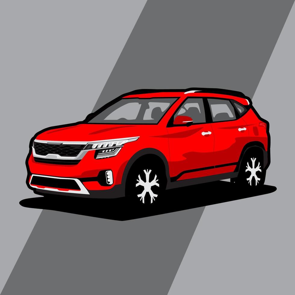 car model suv vector