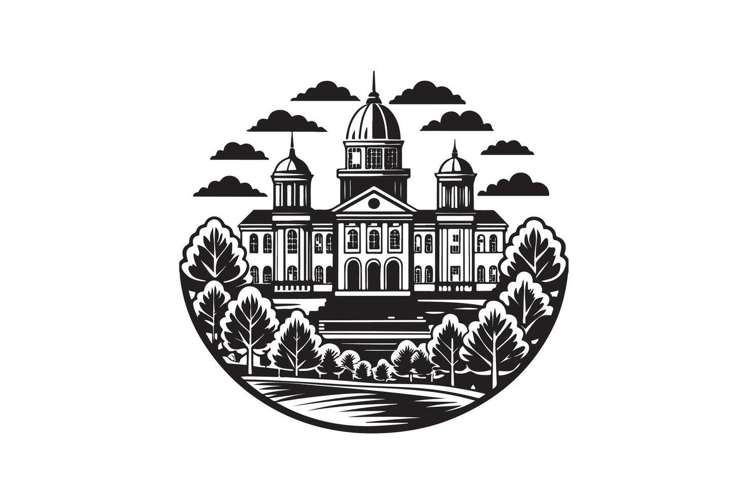 University Logo Style New vector