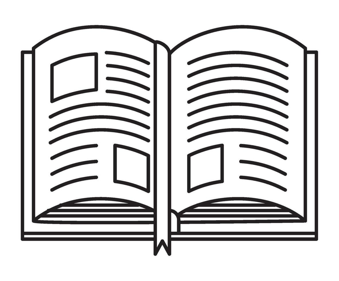 Open book icon illustration design vector