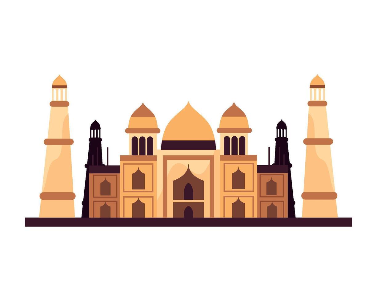 Taj mahal, agra, india, taj mahal, agra, vector