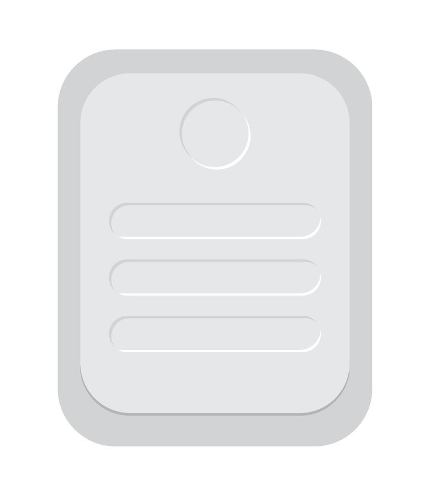 A white square with a blank space for a note vector