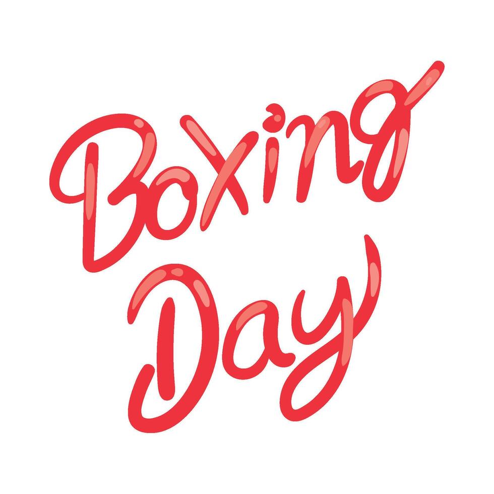Boxing day - boxing day vector