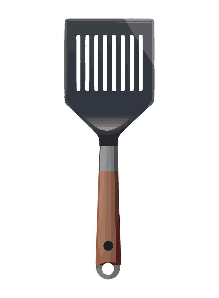 A barbecue spatula on a white background vector