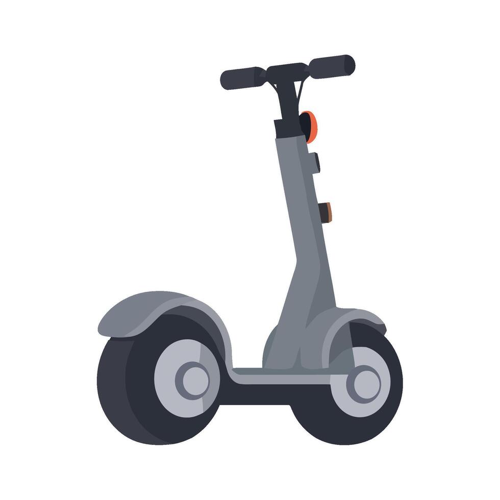 Electric scooter illustration isolated on white background vector