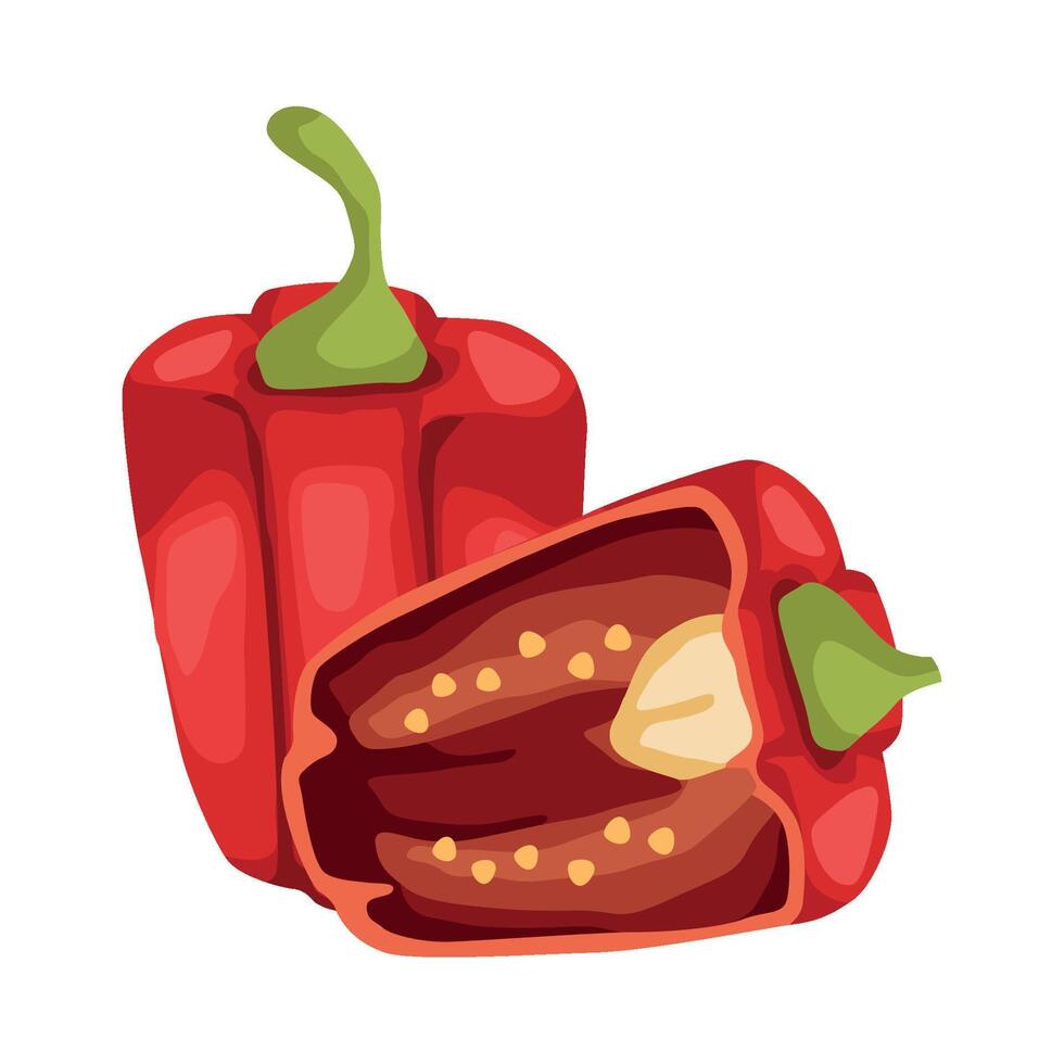 Red pepper, pepper, pepper pepper, pepper, pepper, pepper, pepper, pepper, pepper vector