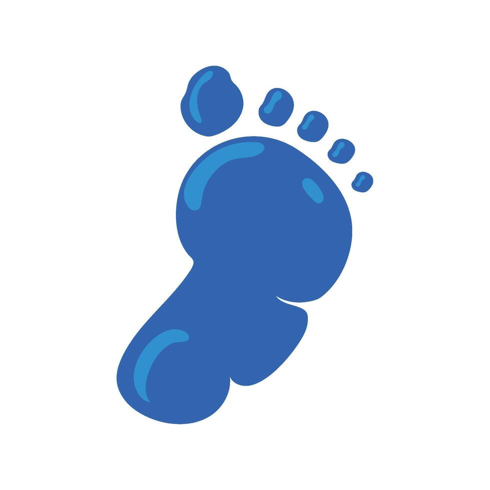 Footprint icon illustration vector