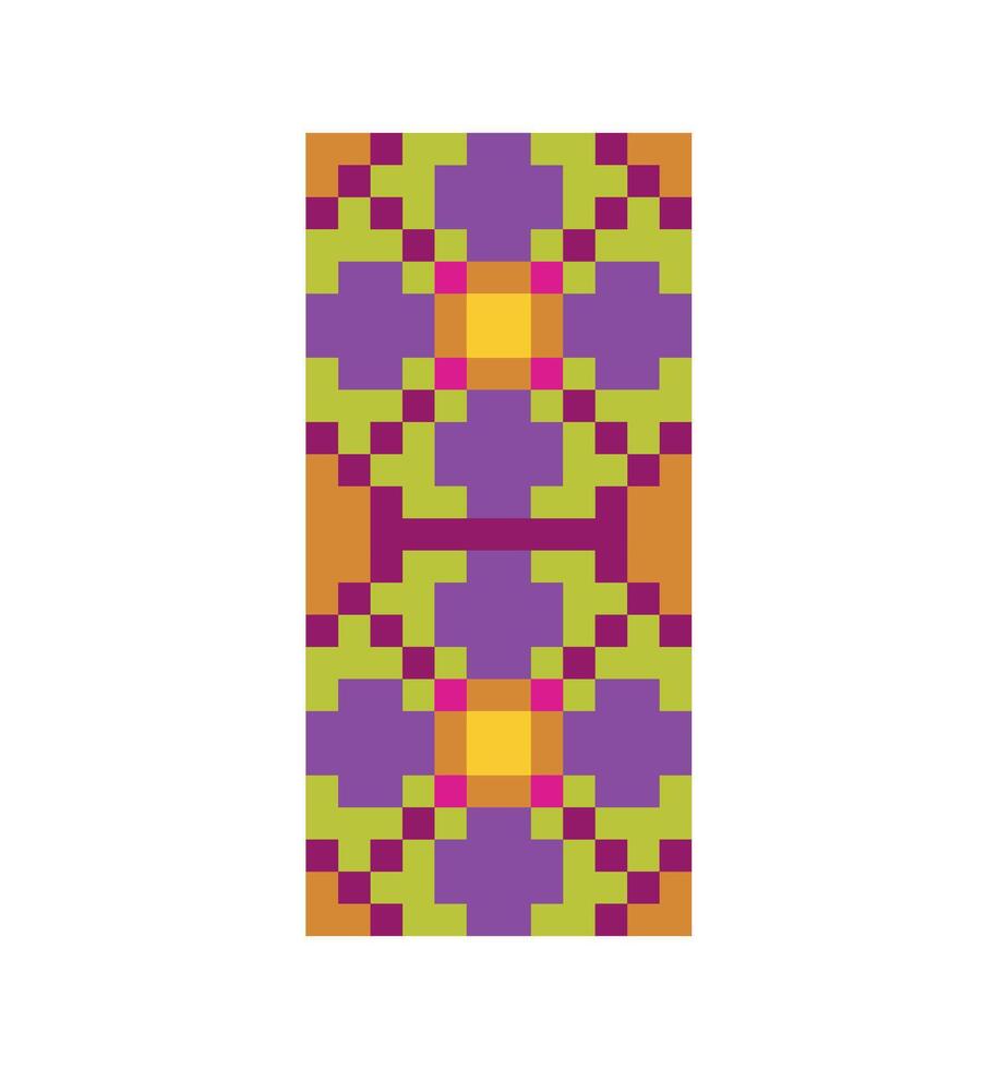 A colorful pattern on a white background vector