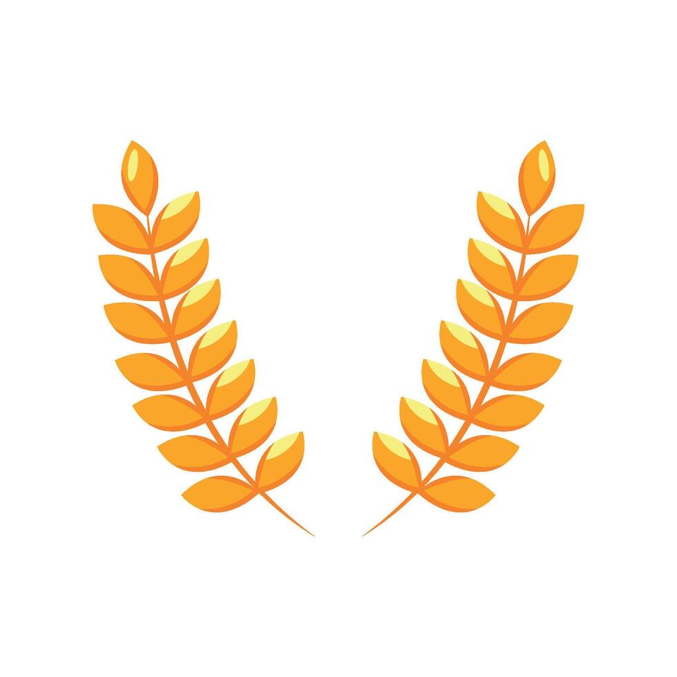 A laurel wreath on a white background vector