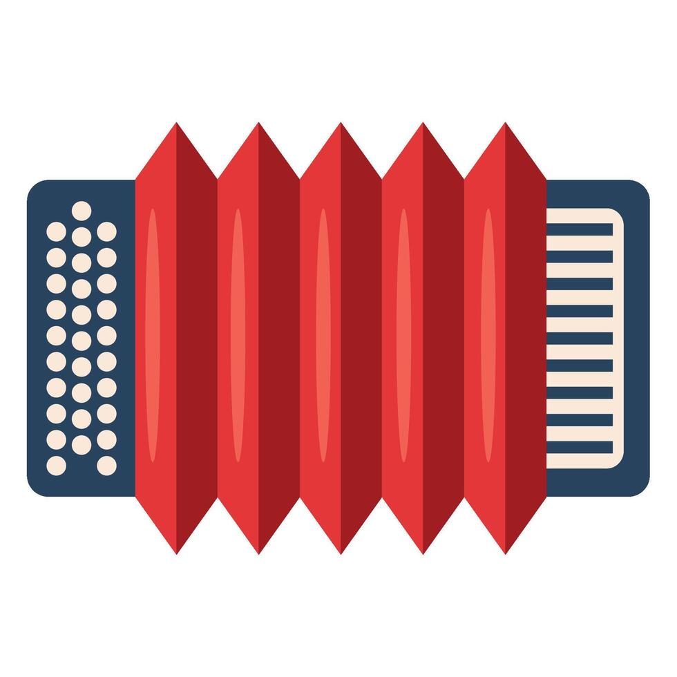 An accordion icon on a white background vector