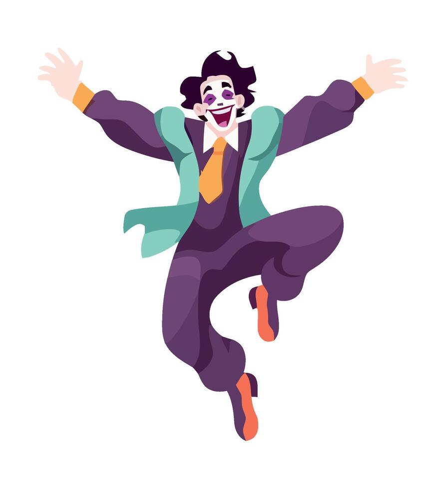 Joker, funny cartoon character, funny cartoon character, funny cartoon character, funny cartoon character, vector