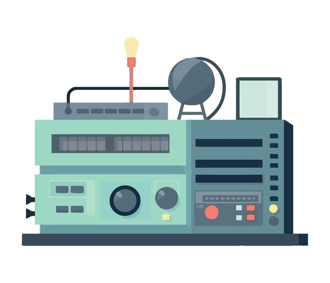 Radio equipment illustration isolated on white background vector