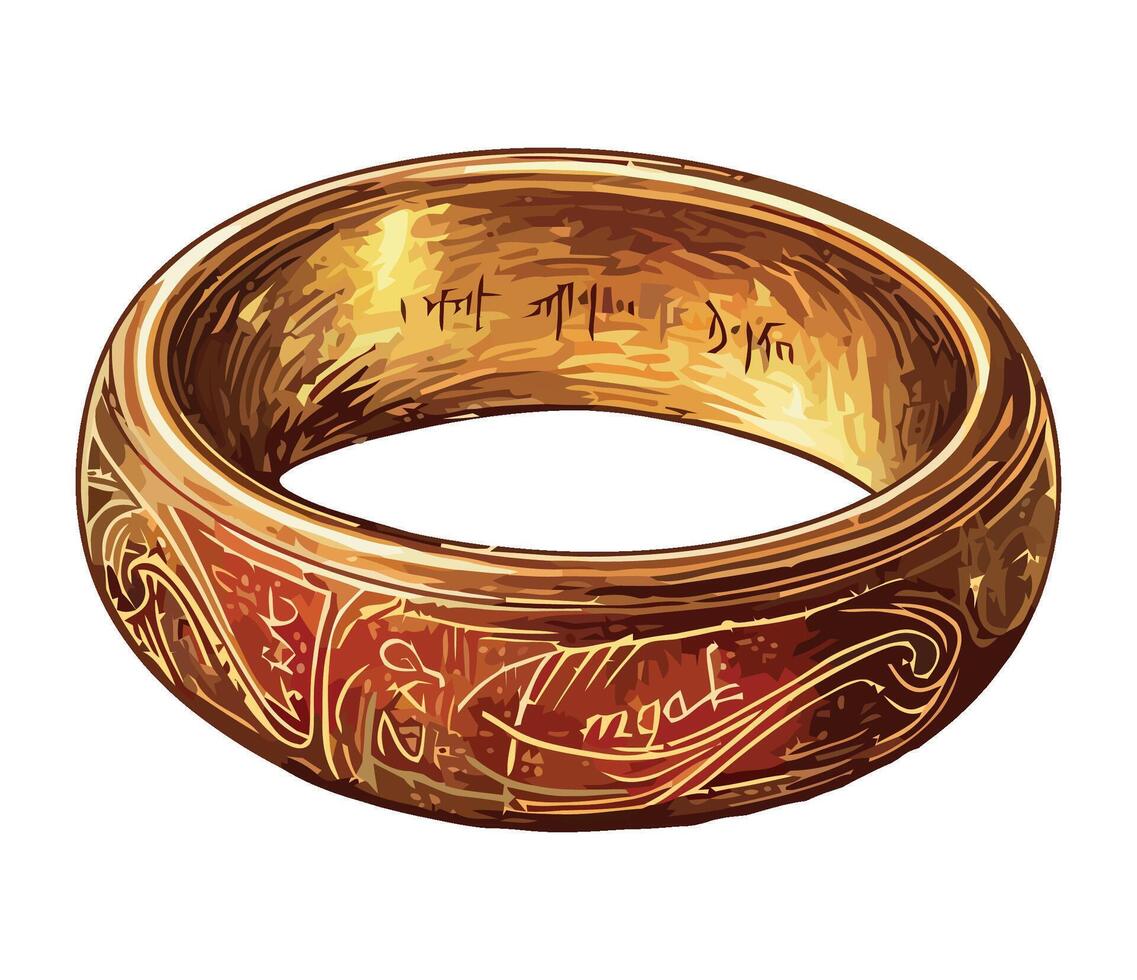 The lord of the rings ring vector