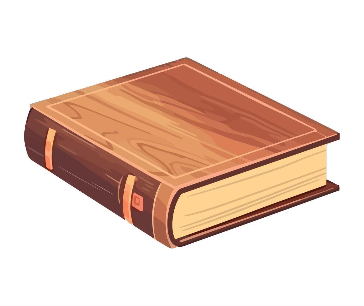 An illustration of a book on a white background vector