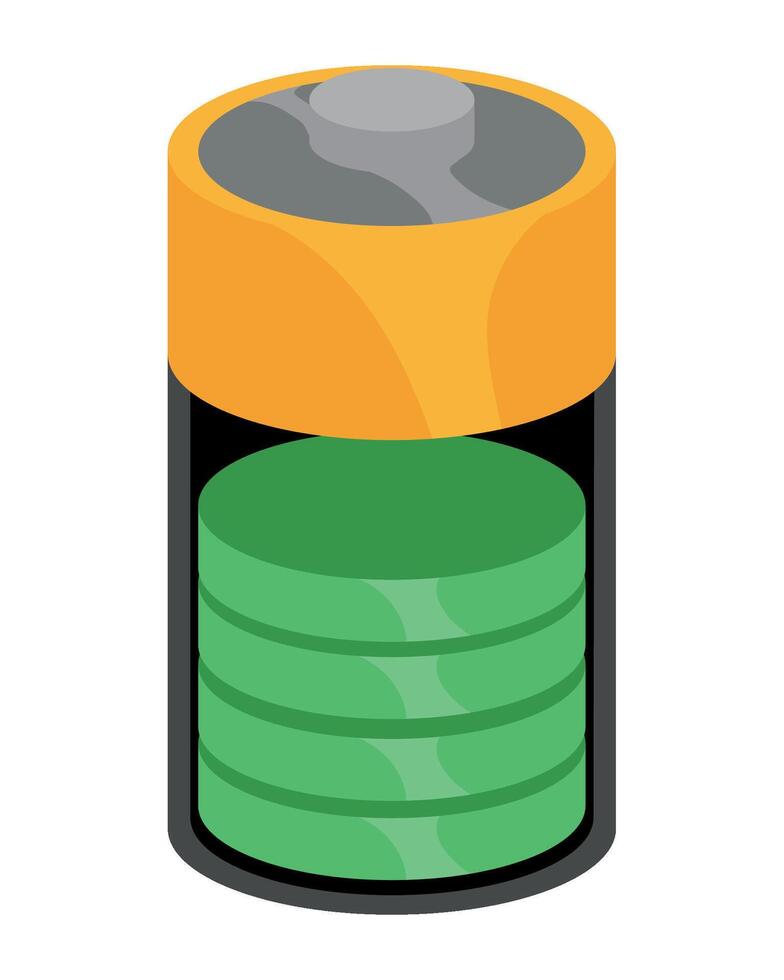 Battery icon illustration vector