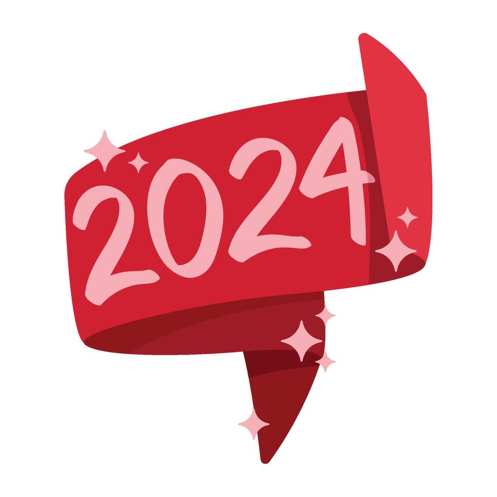 A red speech bubble with the word 2020 on it vector