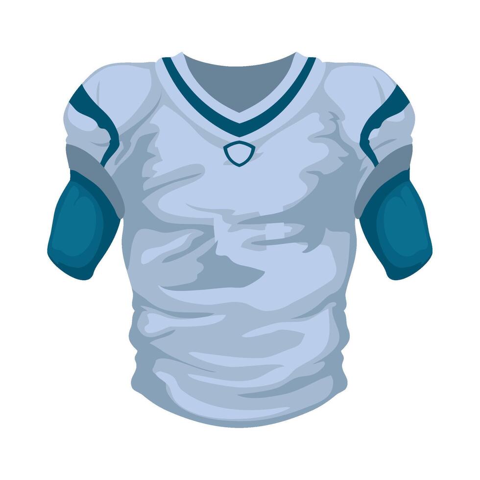 A football jersey on a white background vector