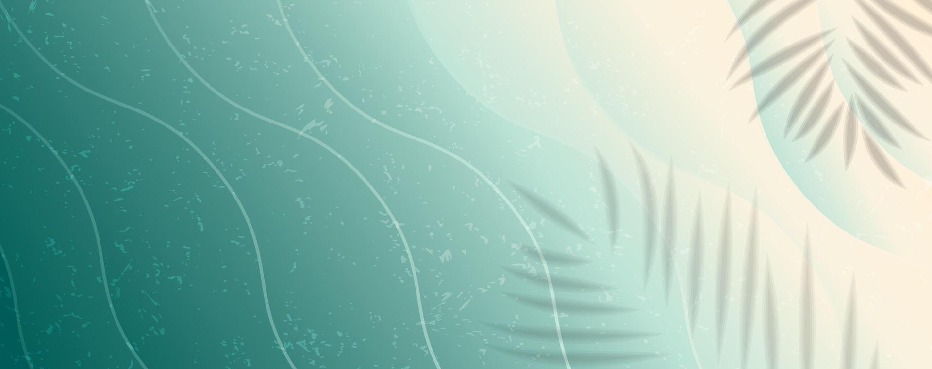 Swaying Palm Trees and Endless Ocean Views vector