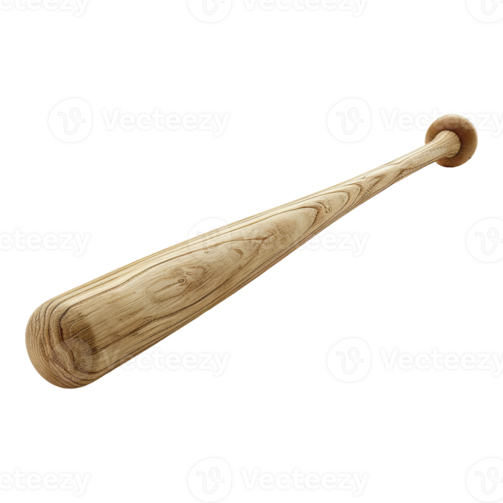 Baseball bat isolated on transparent background. png
