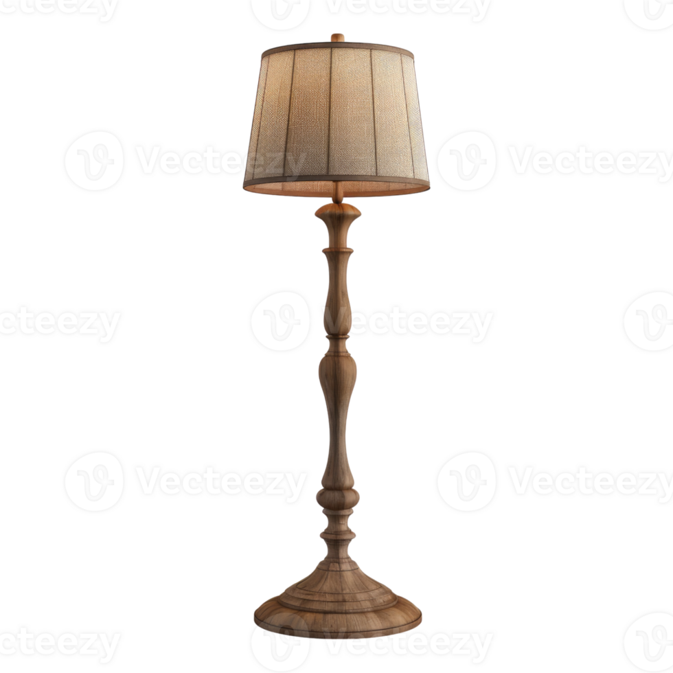 Floor lamp Isolated on transparent background. png