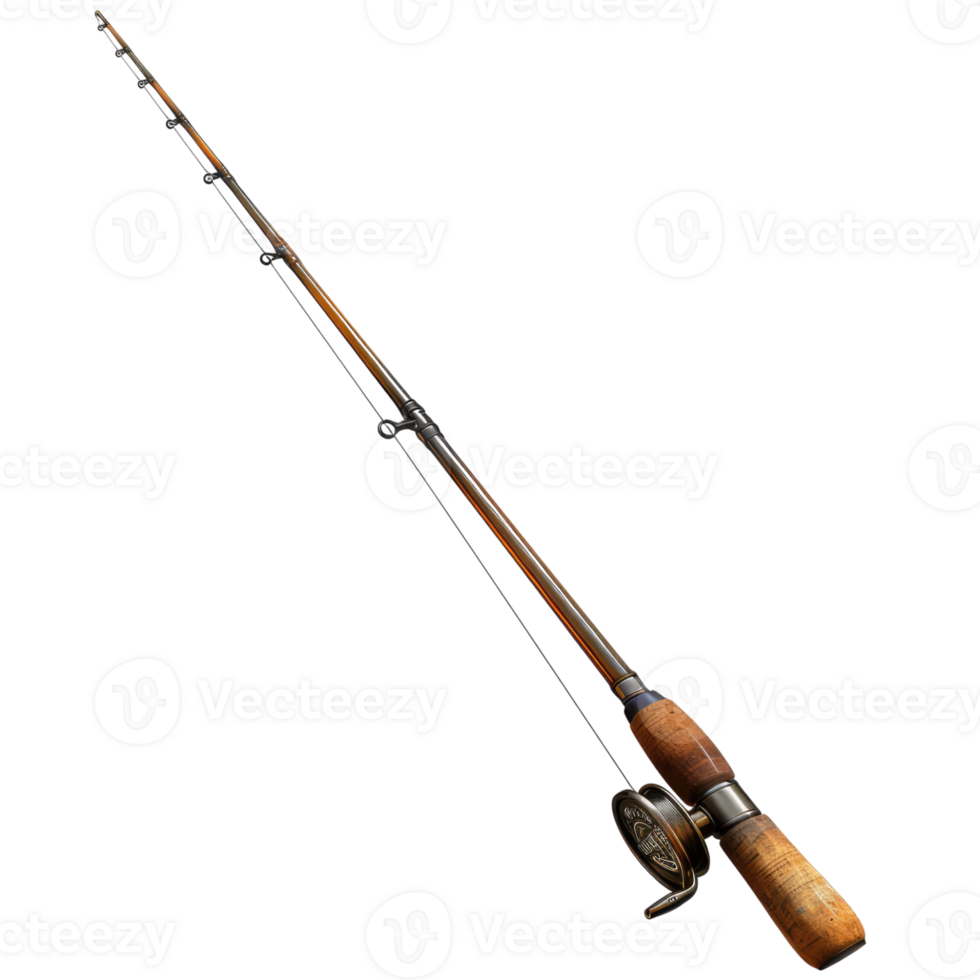 Fishing rod isolated on transparent background png