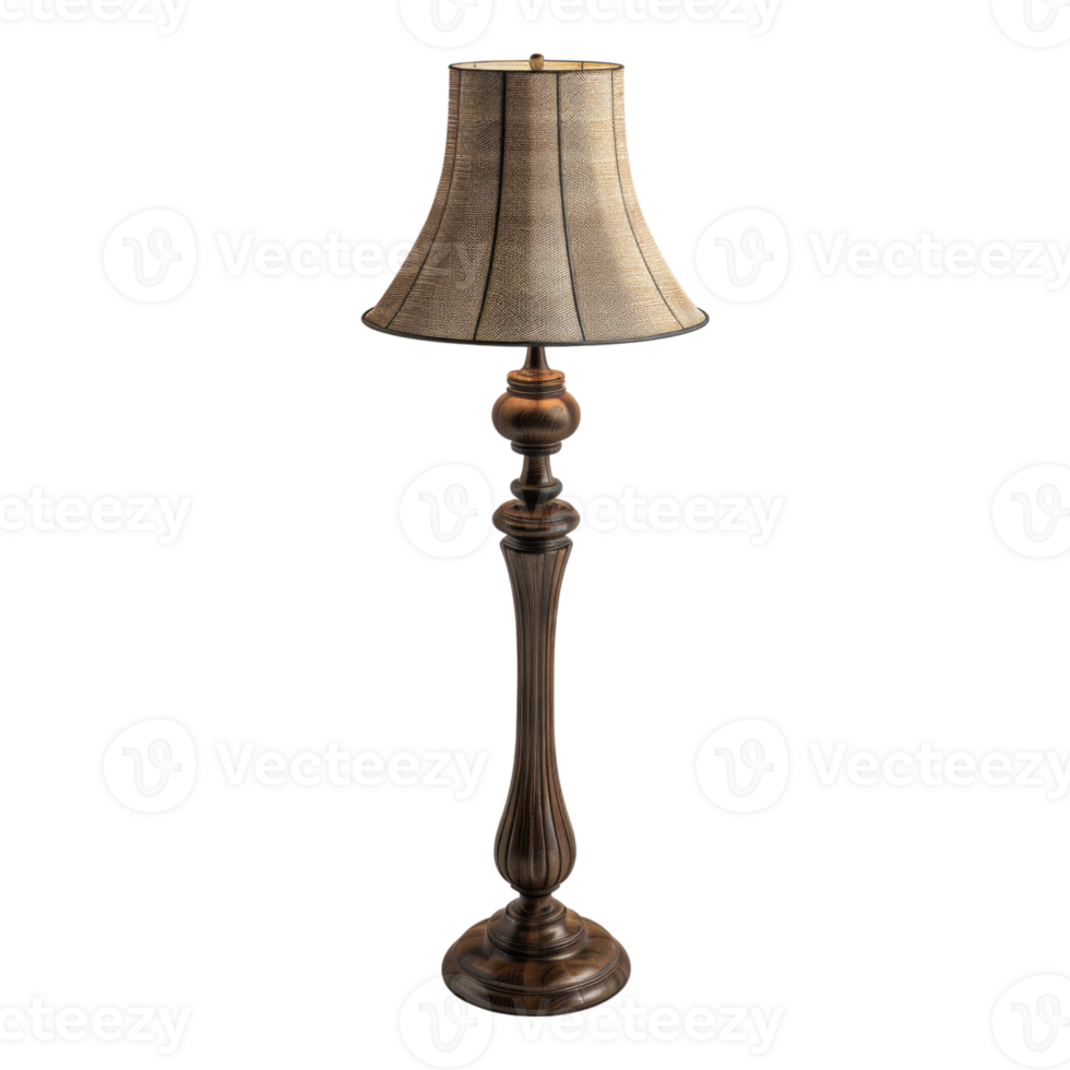 Floor lamp Isolated on transparent background. png