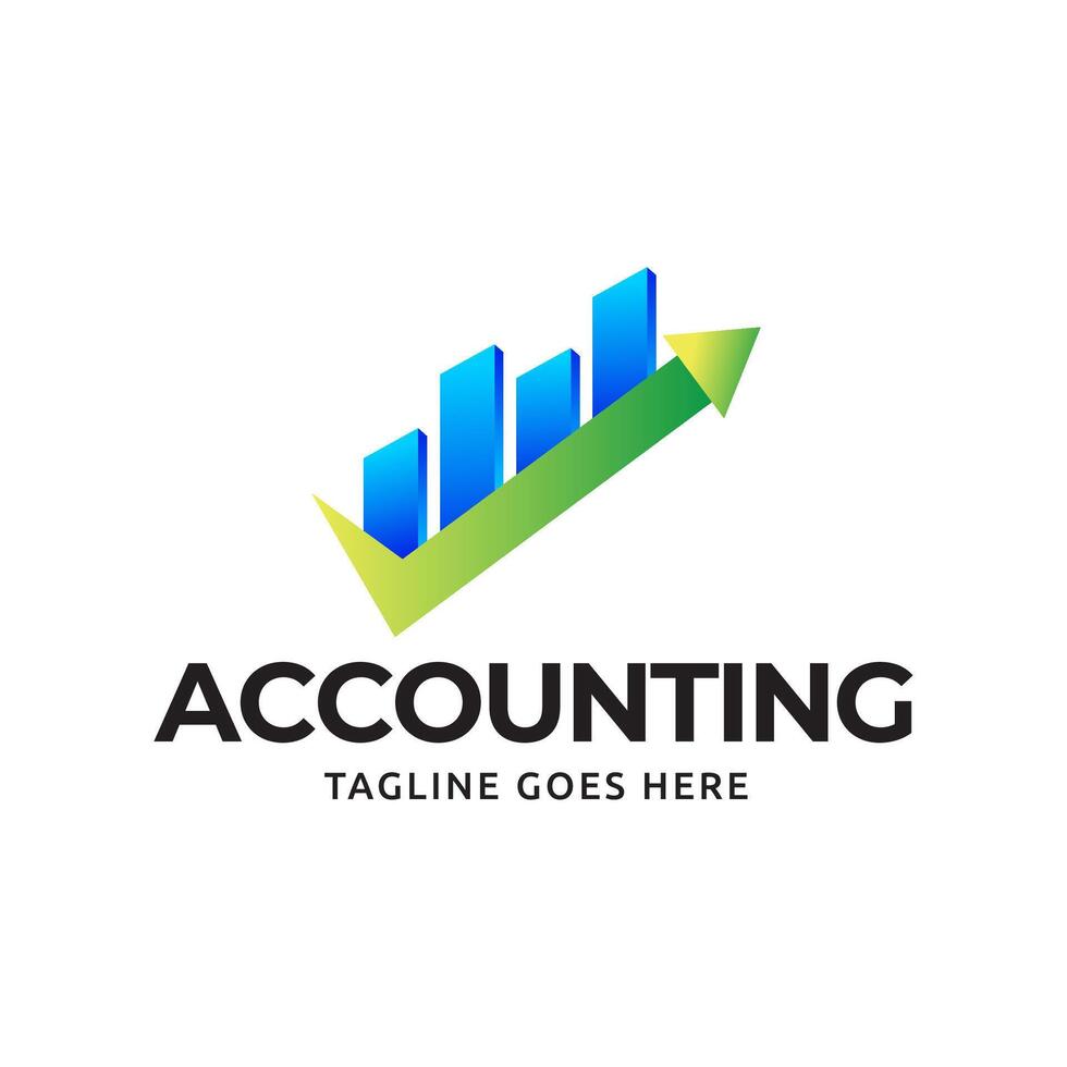 Fundraising Financial And Accounting Logo Design vector