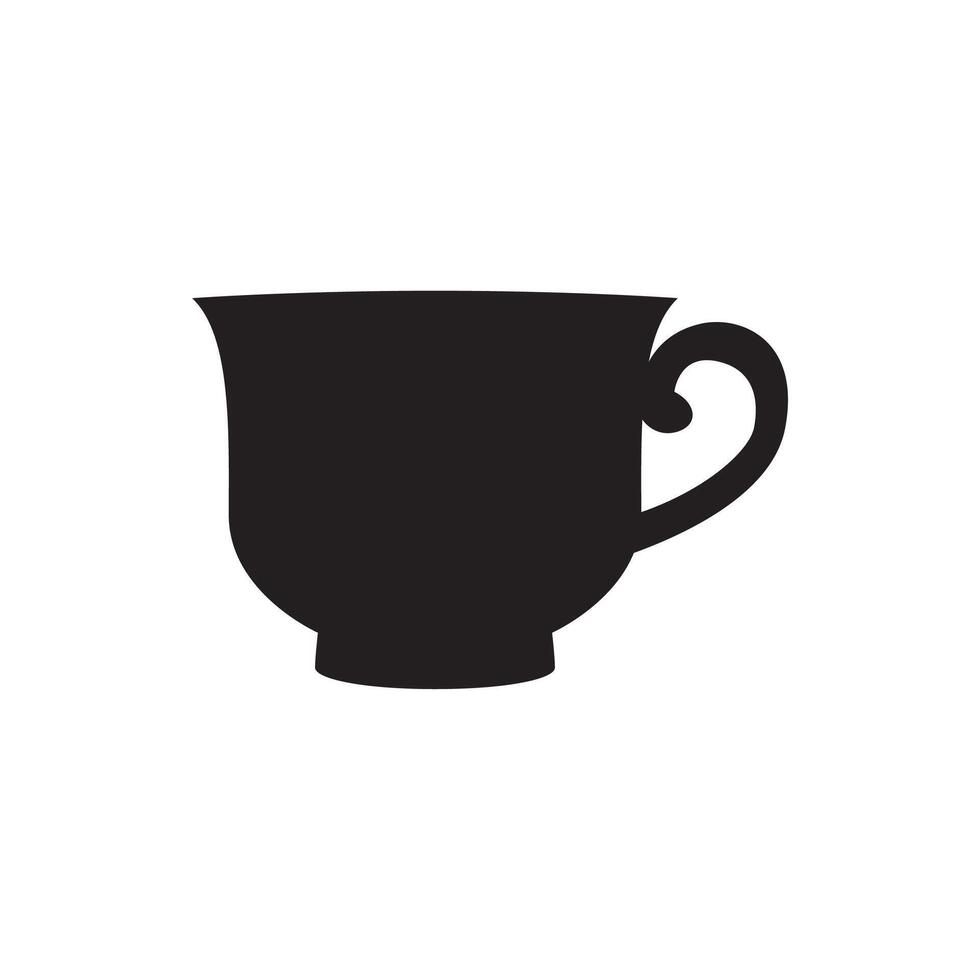 Coffee cup icon illustration sign. vector