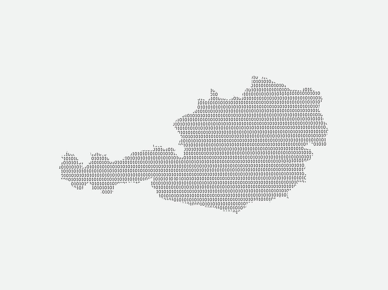 Austria map using binary digits or numbers on light background vector