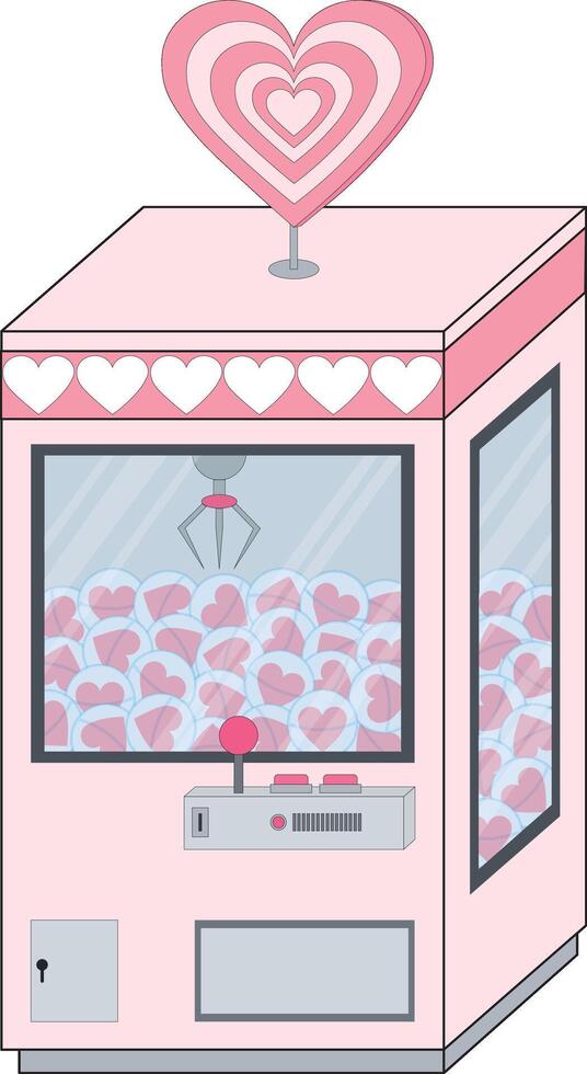 Love Claw Machine vector